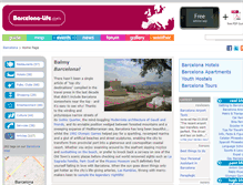 Tablet Screenshot of barcelona-life.com